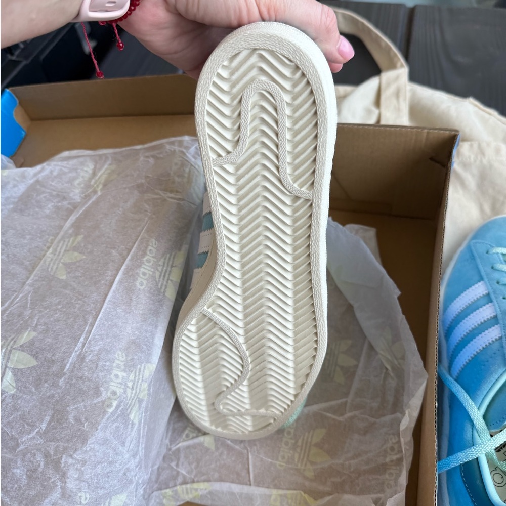 RARE Adidas Club SE from Berlin Adidas Campus 80s | Light Aqua | Mint condition - Picture 9 of 14
